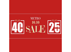 Metro Shoes 10.10 Sale Get 25% & 40% OFF